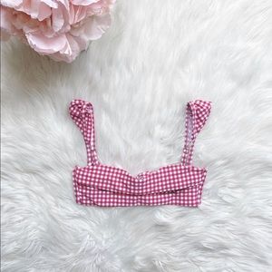 Elsa & Rose gingham bikini top!!